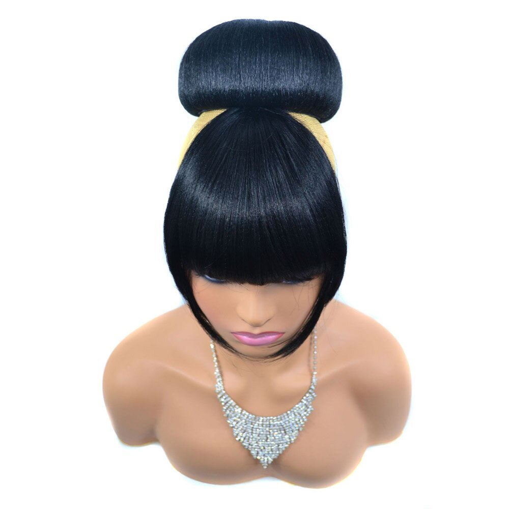 Черный парик