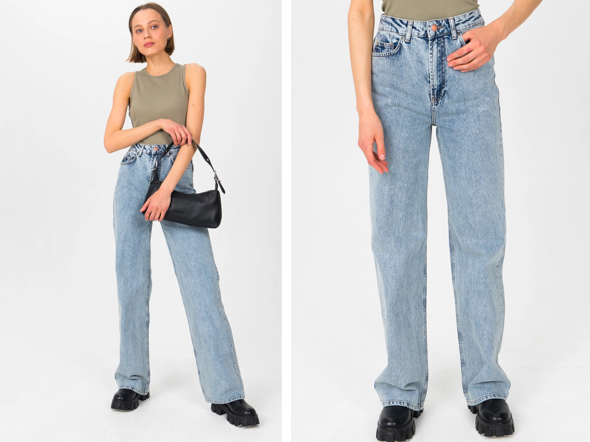 Джинсы широкого кроя Aiza Outfit, арт. 12221086