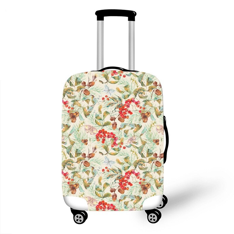 Чемодан женский с принтом