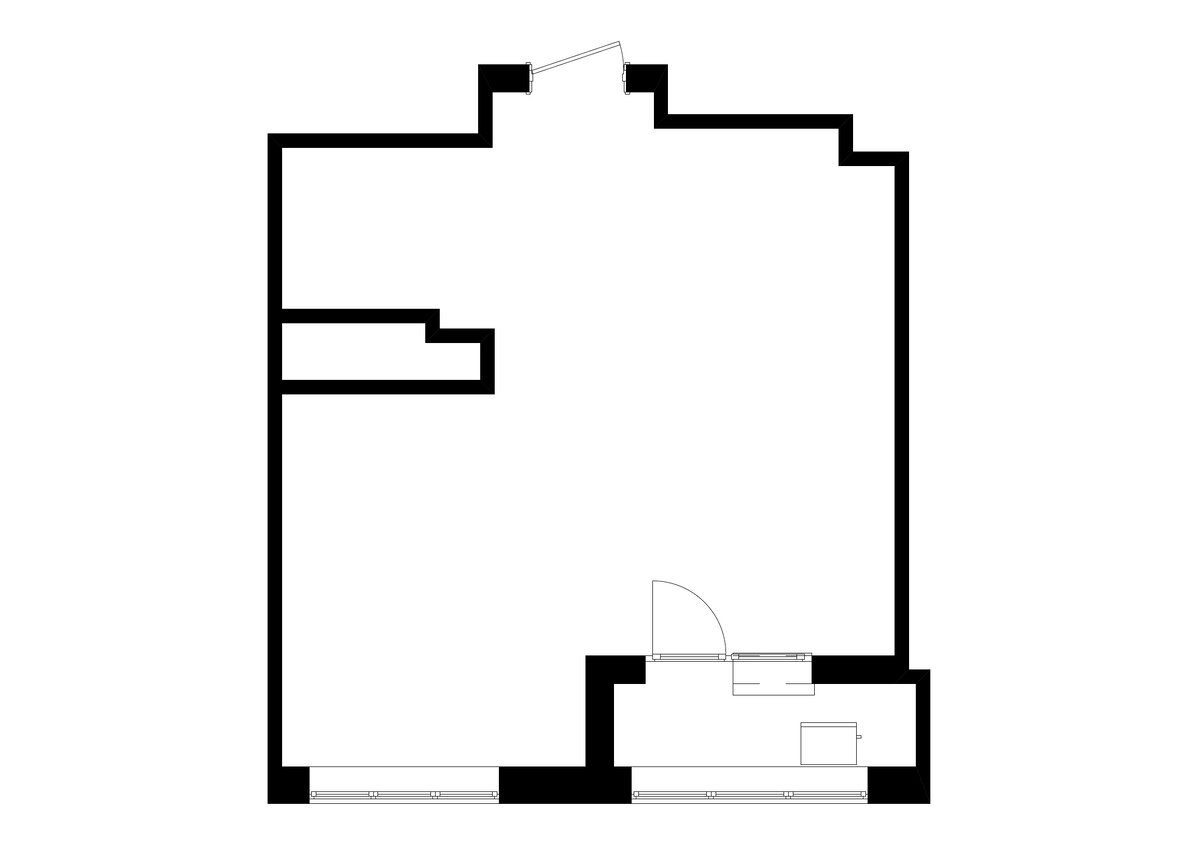 До перепланировки.