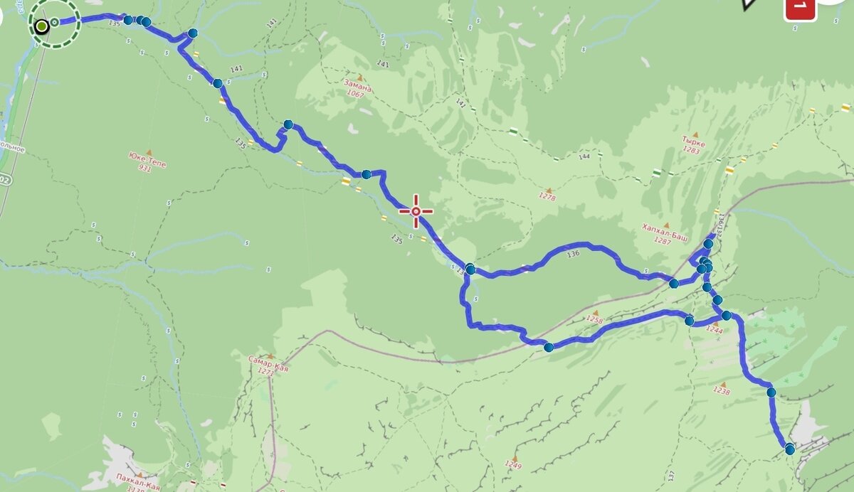  Маршрут "Одна нога здесь, другая там "))) 