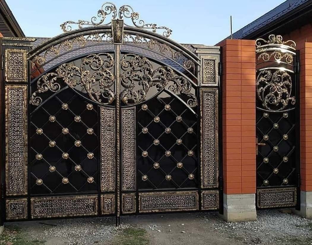 кованые ворота 