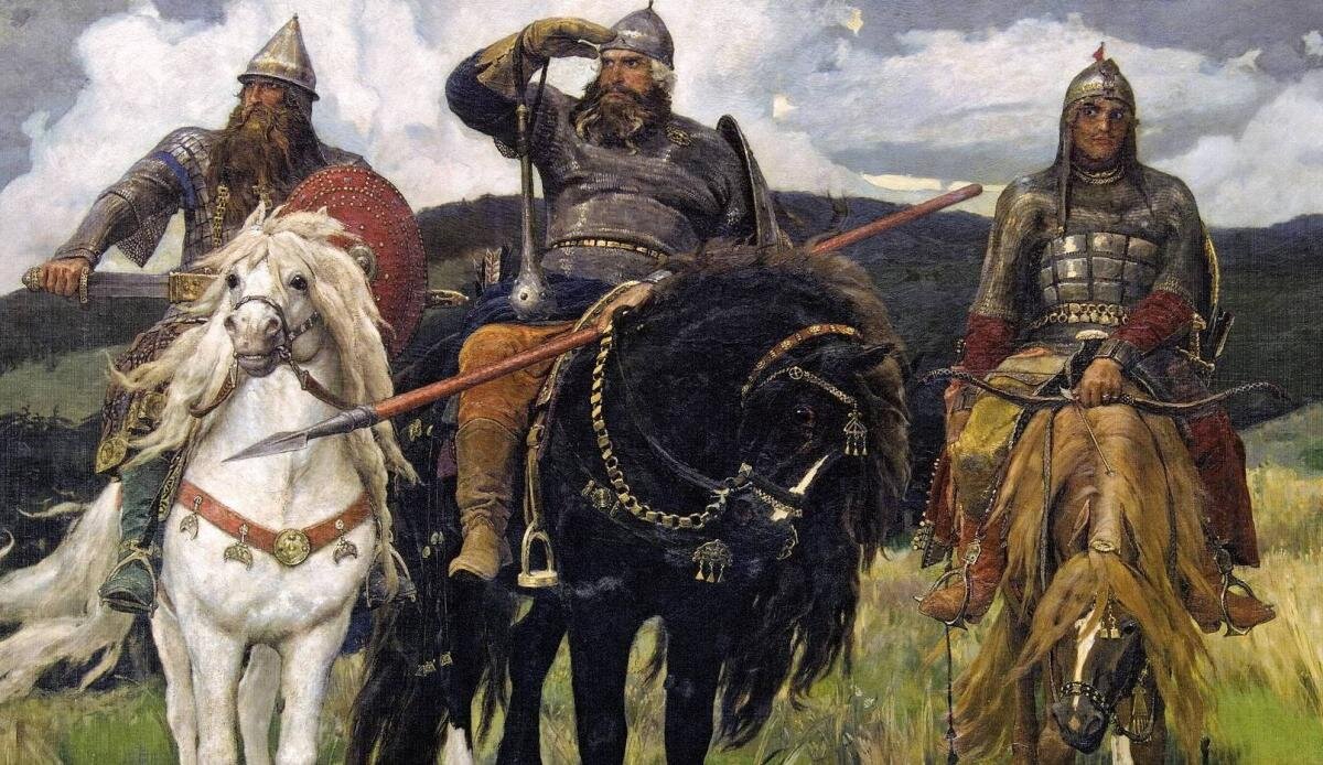 Кто нарисовал картину три богатыря