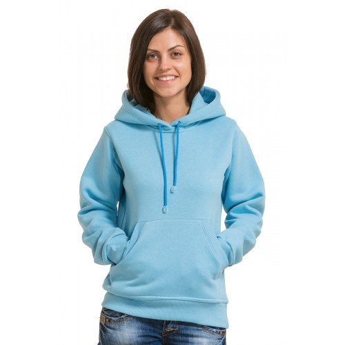 Худи с капюшоном и карманом. Sky Blue Hoodie woman Classic женская голубая толстовка худи классическая 320гр/м.кв. Толстовка с капюшоном «кенгуру» коттон роуд. Худи женские с капюшоном. Толстовка женская с капюшоном.