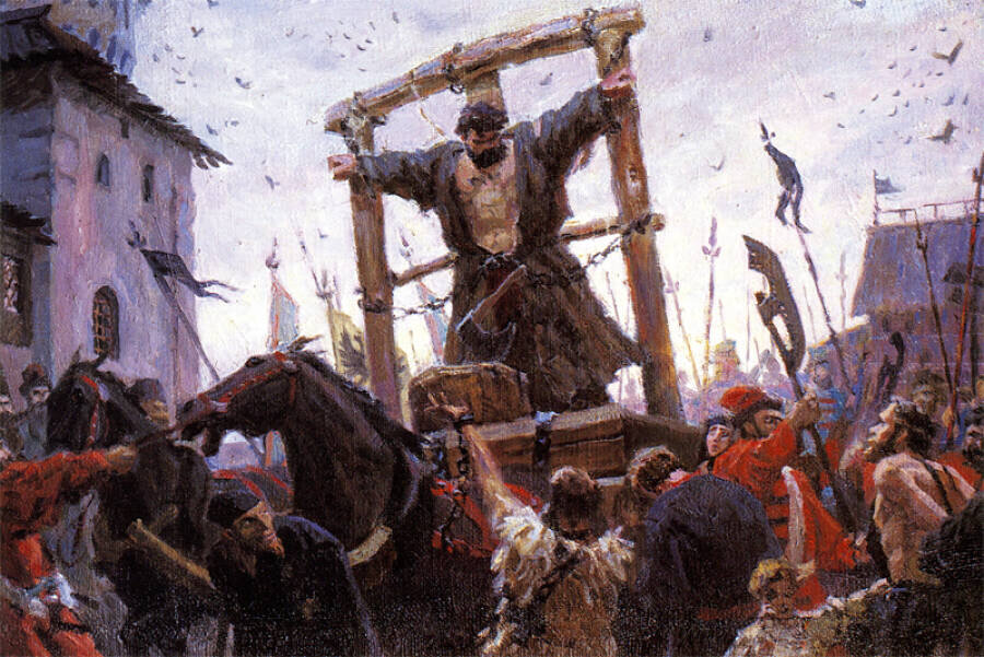 «Они несут Разина!». Этюд к картине «Степан Разин» художника Сергея Кириллова. Источник: http://www.kirillovgallery.ru