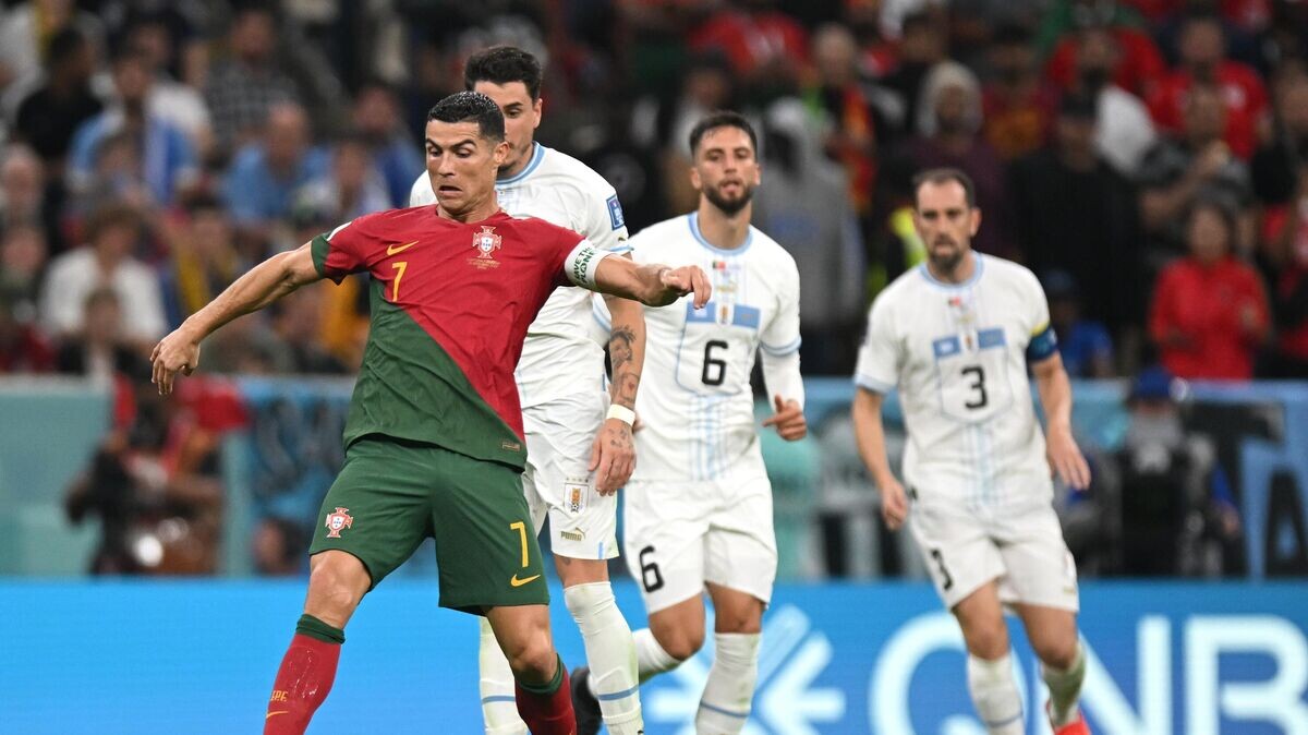    Игрок сборной Португалии Криштиану Роналду© РИА Новости / Григорий Сысоев