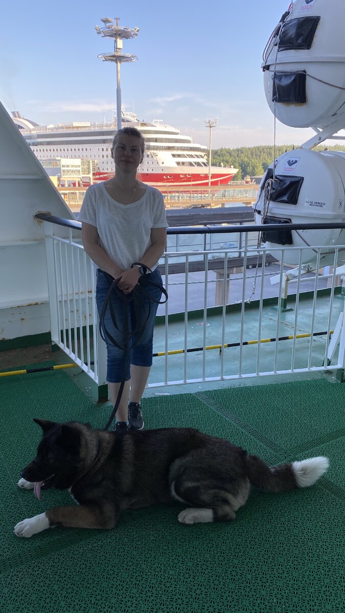 На этом самом пароме