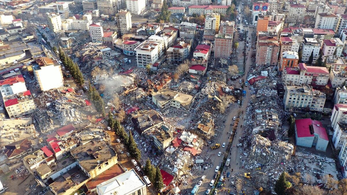    Последствия землетрясения в Кахраманмараше:Evrim Aydin / Anadolu Agency / Getty Images
