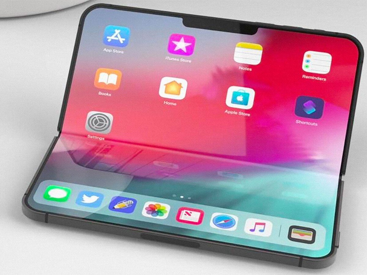    Apple запатентовала складной смартфон без аппаратных кнопок