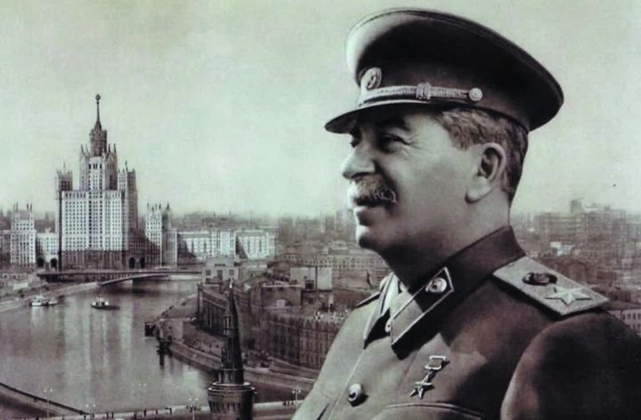      Иосиф Сталин и столица 1950-х, фото из открытых источников.