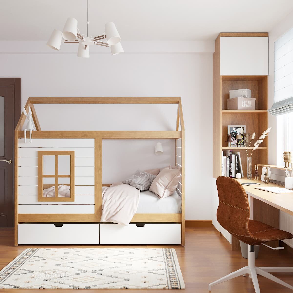 Кровать-домик для мальчика