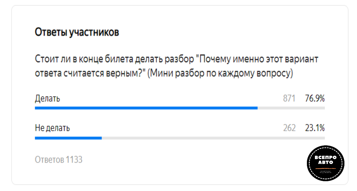 Друзья, под прошлыми двумя билетами я оставлял такой вот опросник и благодаря ему вы дали мне понять, что вам помимо самого теста будет интересен ещё и мини-разбор по правильным ответам. Так вот, я рад вам его представить, ваши голоса услышаны :)