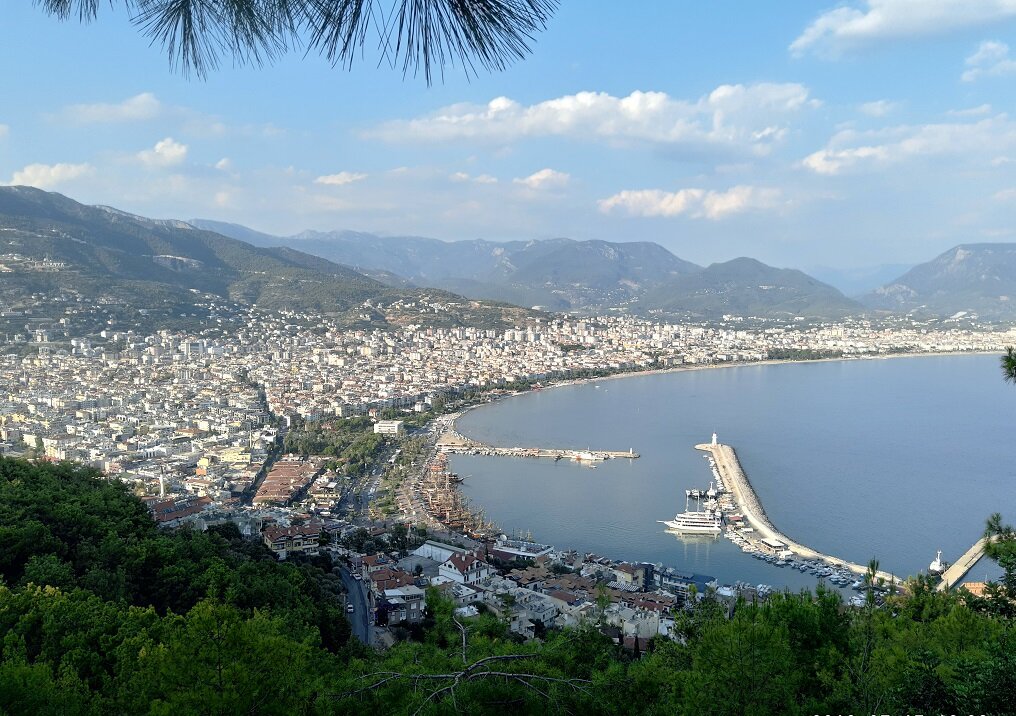 Аланья с башни.