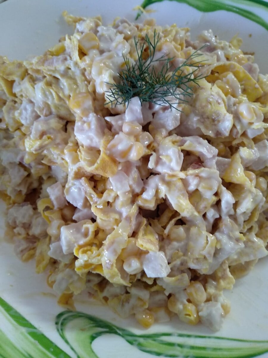 Очень вкусный салат: простой, быстрый, сытный и очень вкусный!