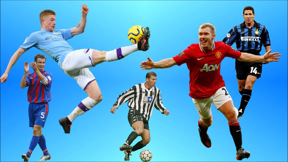 Футболисты полузащиты.