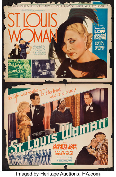 Афиша мюзикла "St. Louis Woman"