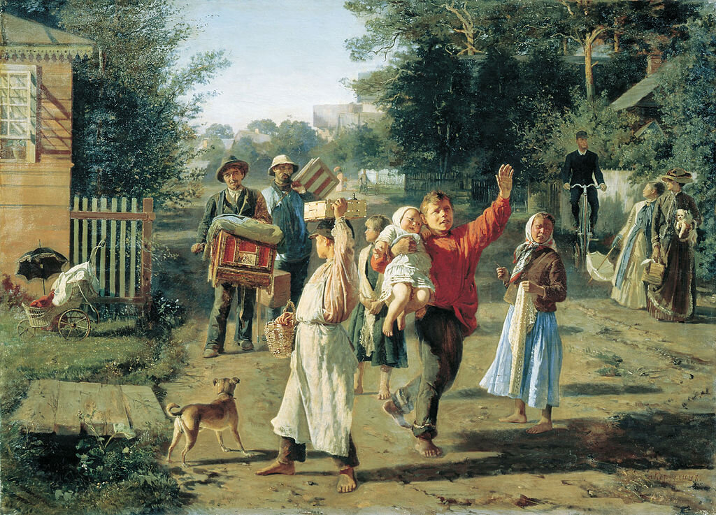 Картина художника А. И. Корзухина. (1888 год).