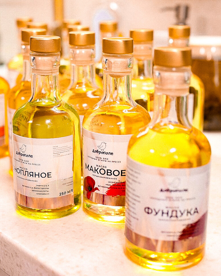 масла прямого холодного отжима