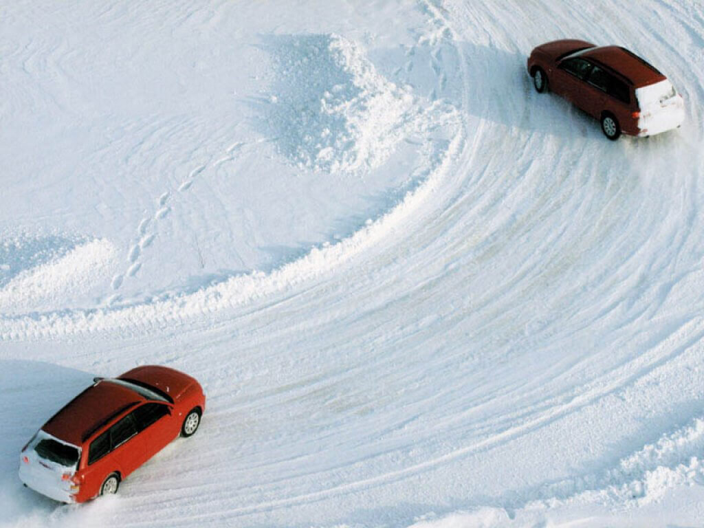 По снегу круче