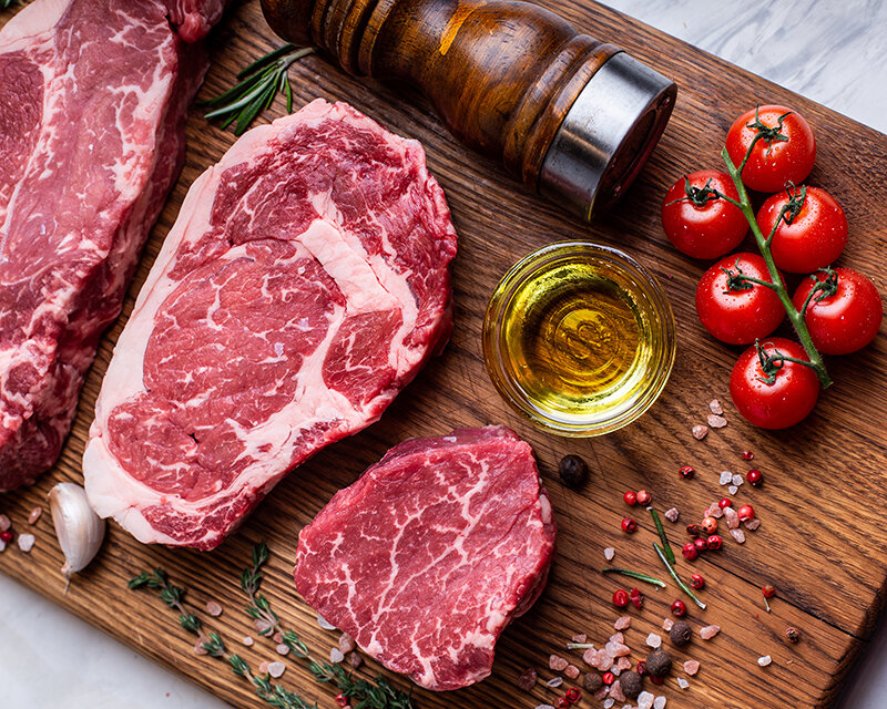 Стриплойн, Рибай и Филе-миньон PRIMEBEEF