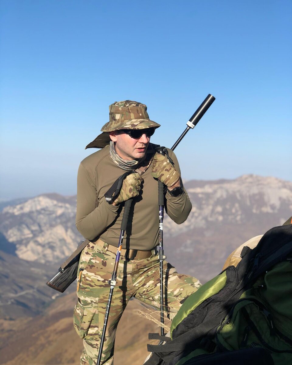 Северная Осетия, охота на серну