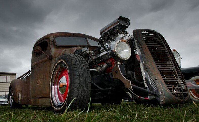 Необычные крутые мотоциклы hot Rod