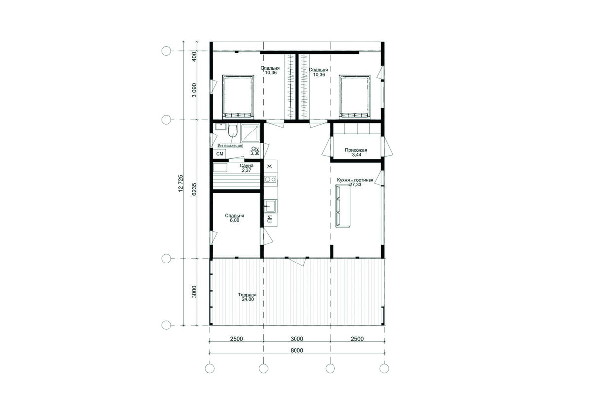 Индивидуальный проект загородного дома 65 метров FL Haus | FL Haus | Дзен