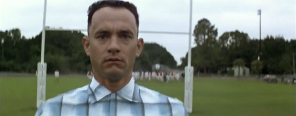 Кадр из фильма  «Форрест Гамп»