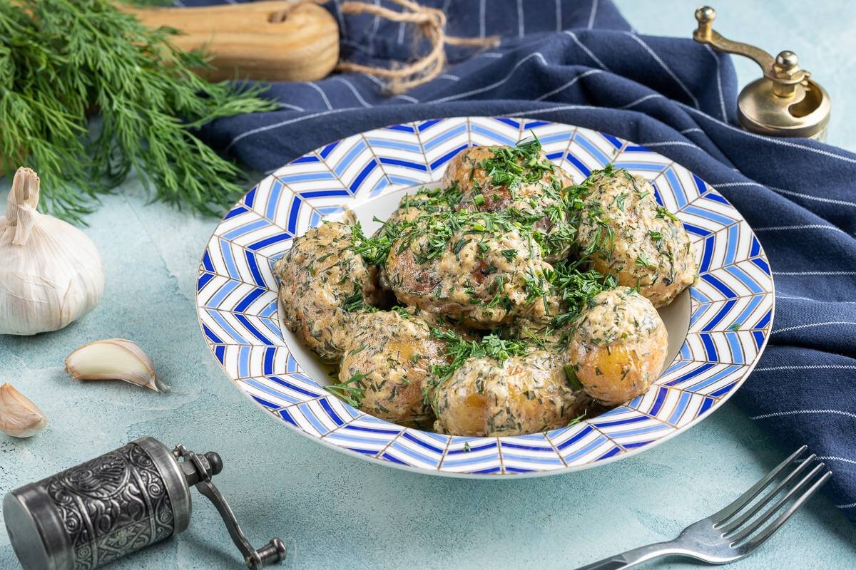 Готовим картофель со сметаной