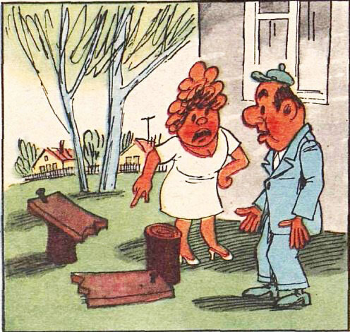 Художник Борис Воробьев, "Крокодил" №13, 1979