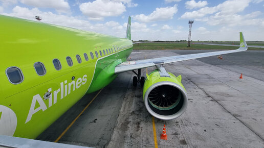 S7 Airlines, рейс Новосибирск - Москва - Санкт-Петербург