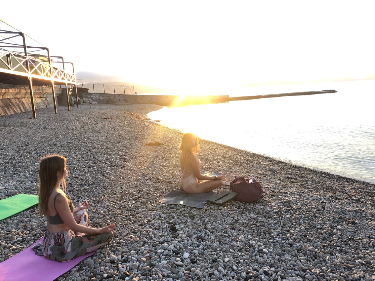 Медитация на рассвете.