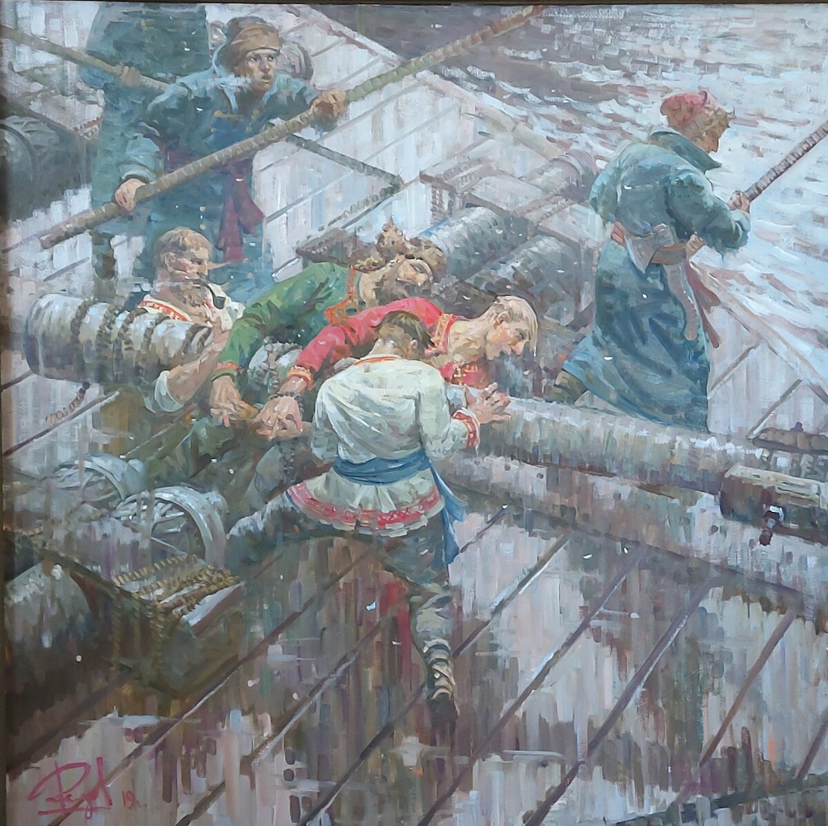 А. Ремезов. Сплавщики.