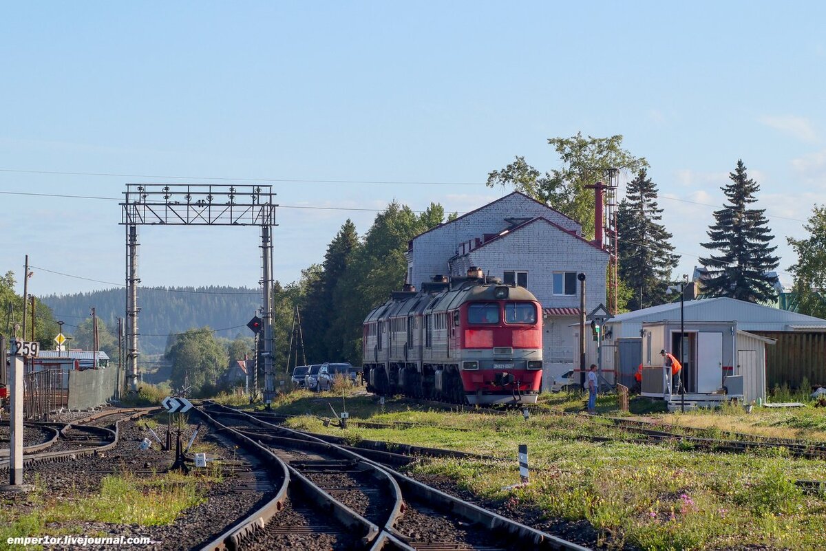 Сортавала железнодорожная и зарисовки утреннего города. Республика Карелия.  | EmPeR1oR. Железная жизнь. | Дзен