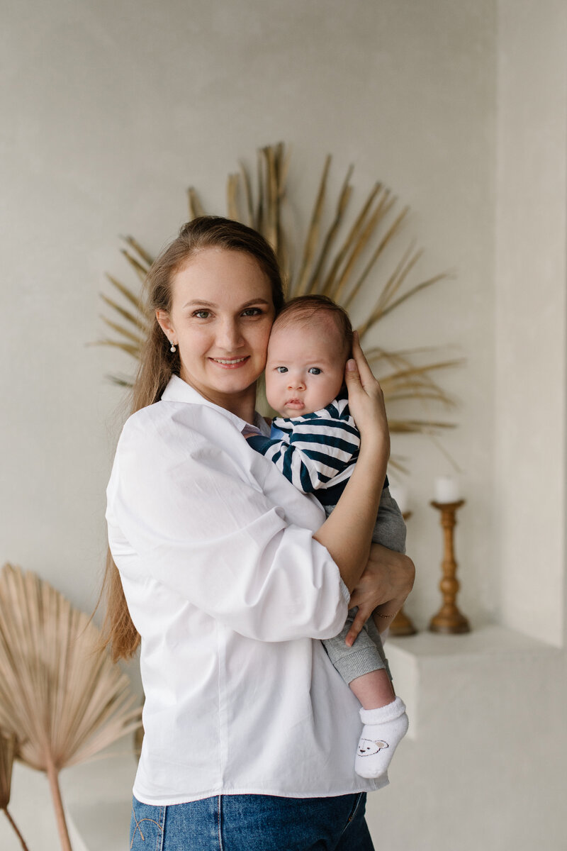 Моя прекрасная родственница Ксения с сыночком Максимкой