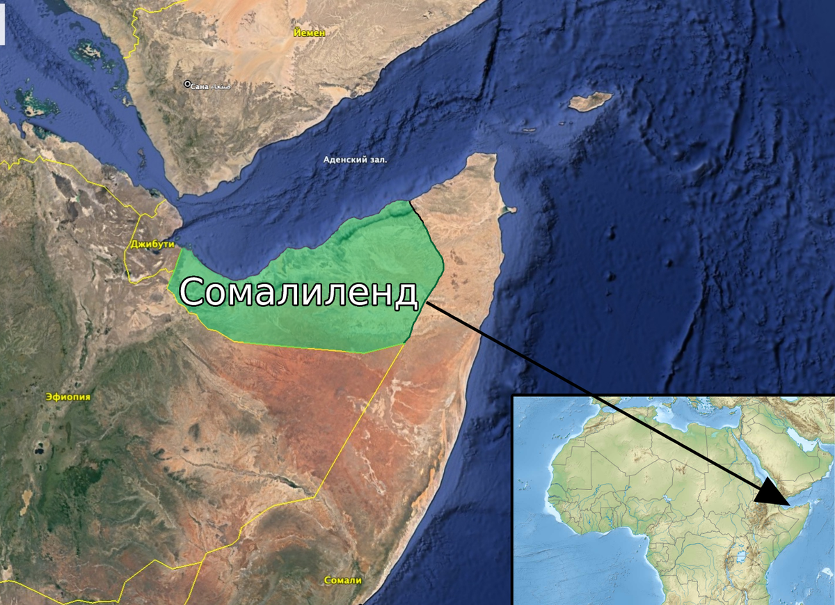 Где находится Сомали? Подробная карта месторасположения Сомали.