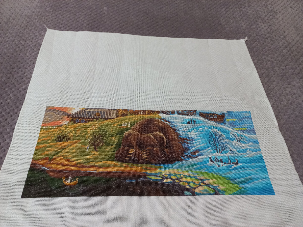 Вышивка Панна Ж-1841 Пробуждение. Готово 50%