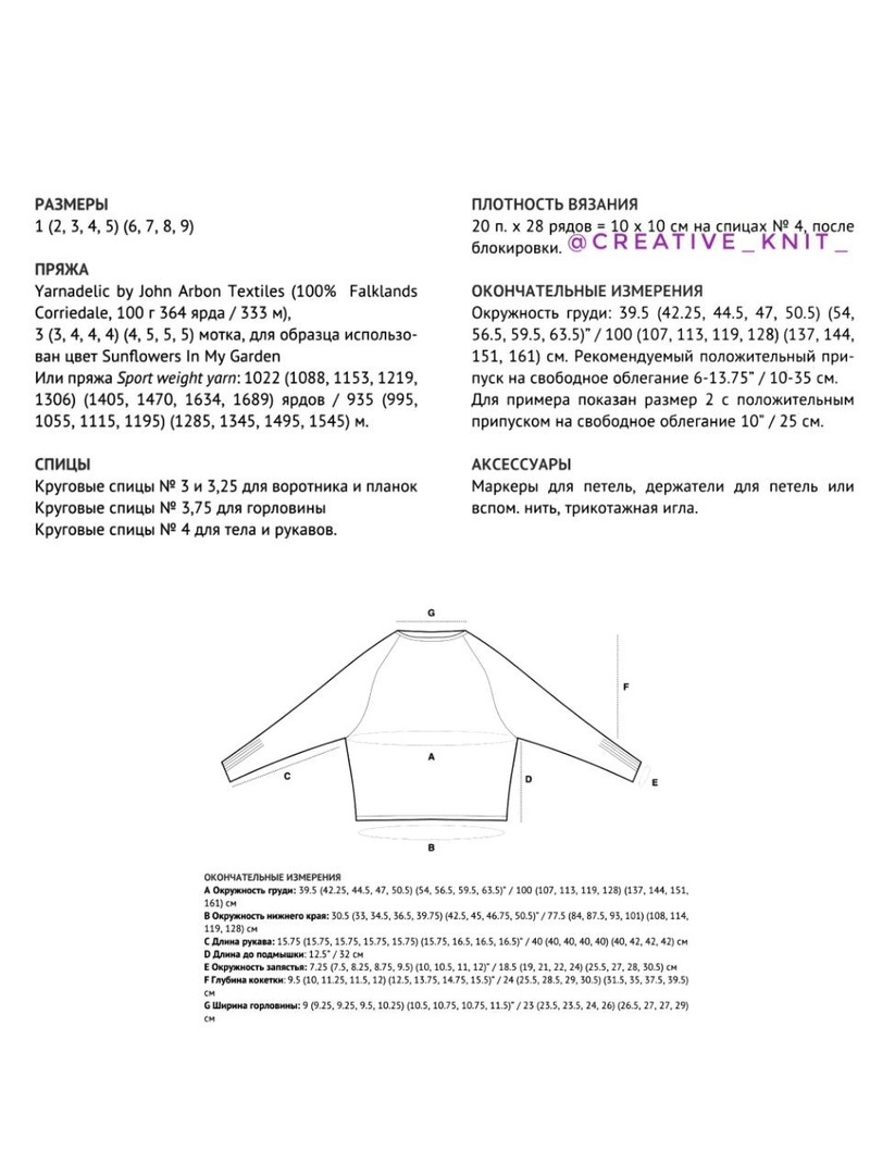 Этот Джемпер Sunny Sunny от Rievive многих хотят связать. Описание и схема.  | Вязание | Дзен