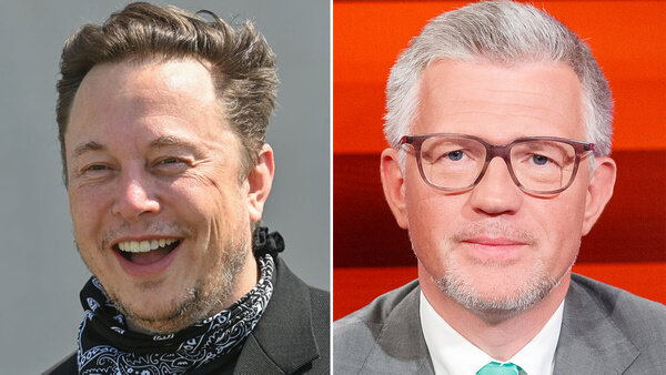 Американский предприниматель Илон Маск и экс-посол Украины в Германии Андрей Мельник. Обложка © Getty Images / Patrick Pleul / Pool, © Wikipedia