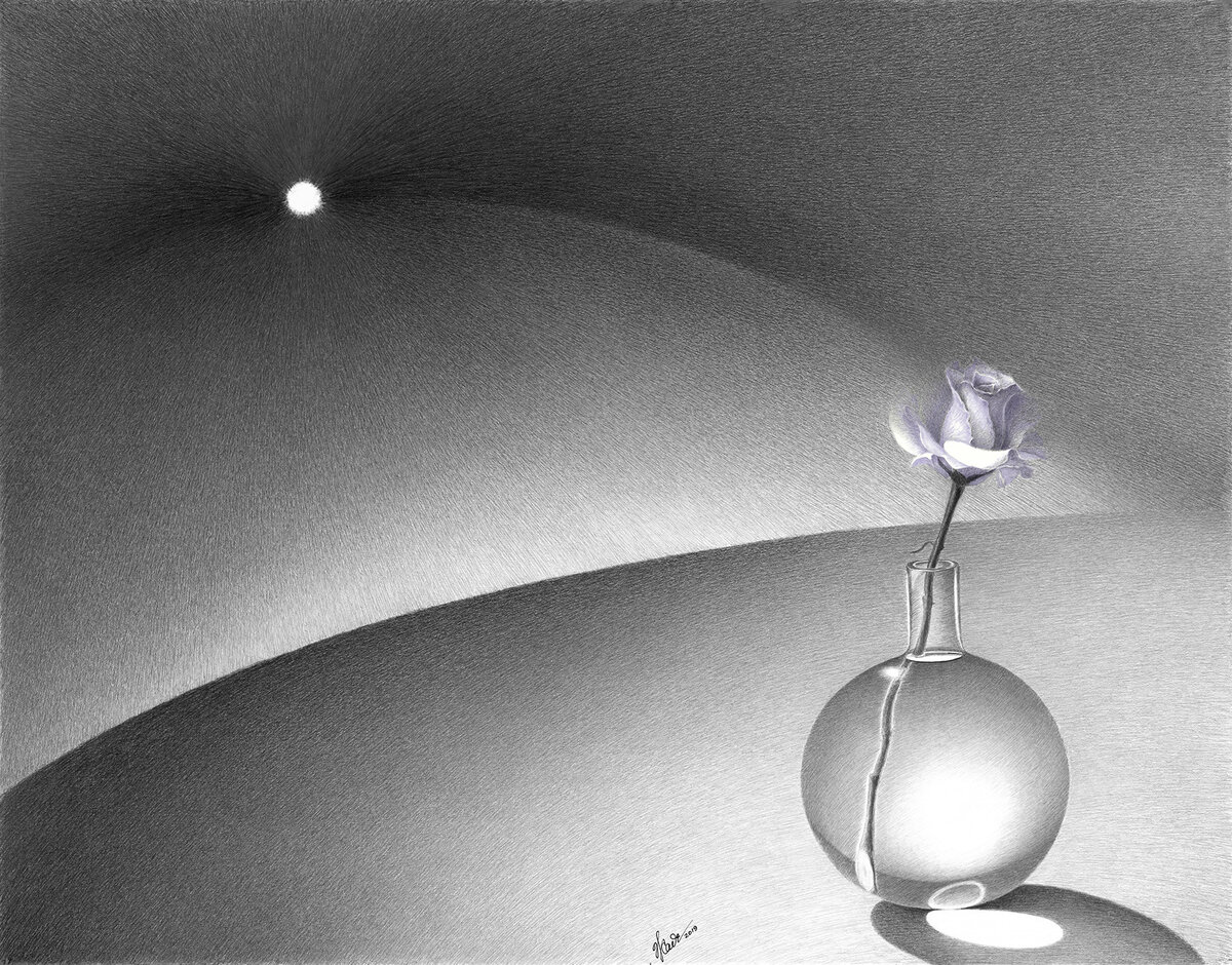 Картина Натальи Жаденовой "Маленький принц"