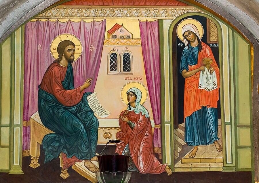 Икона Святые мироносицы Марфа и Мария. Источник: Яндекс. Картинки