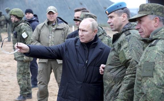    президент России Владимир Путин, Mikhail Klimentyev/Kremlin Pool
