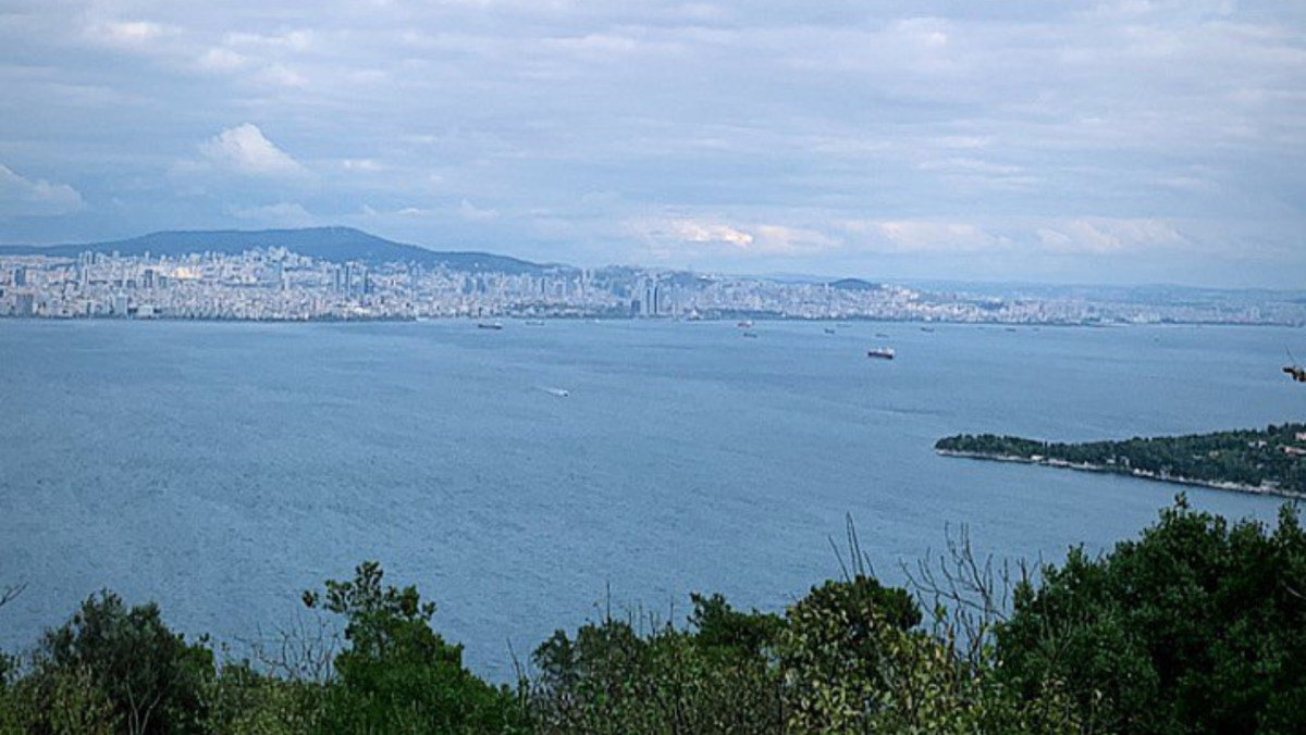 Вид на Стамбул с Принцевых островов  