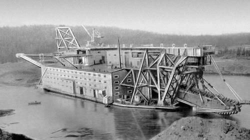 600 литровая Мараканская драга. Проработала на реке Маракан 23 года. 