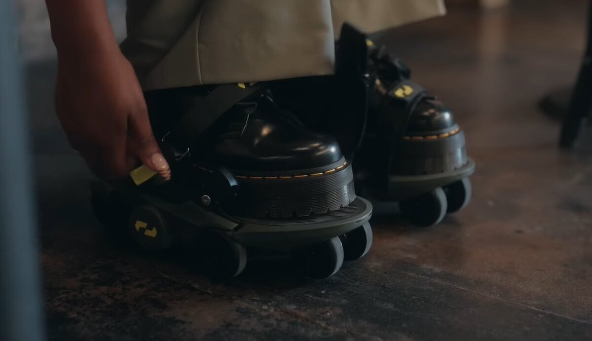    Ролики Moonwalkers можно использовать с любой обувью