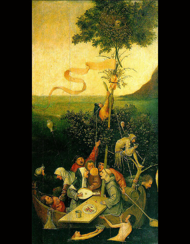 Корабль дураков. Иероним Босх. 1495-1500 г.г.
