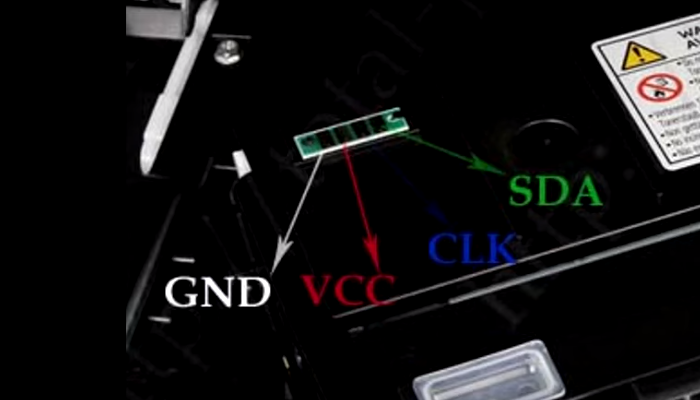 Фото 4. Распиновка чипа