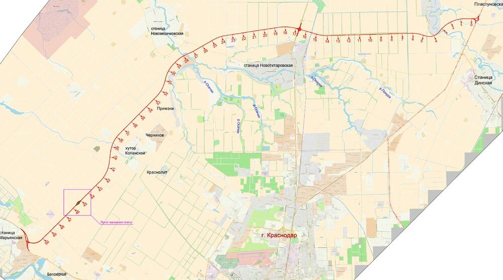 Проект дорог краснодара