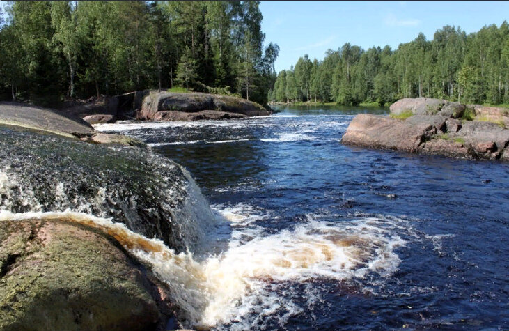 Карелия водопады сплав