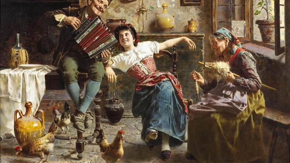 Картины повседневной жизни Италии и России